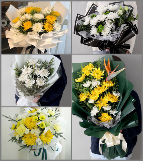 广东江门市台山市端芬镇锦江村白事花束代送